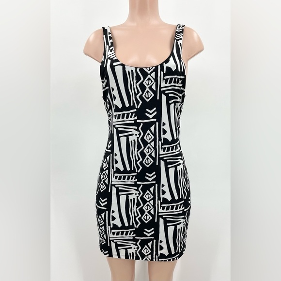 Urban Outfitters Silence + Noise Aztec Print Bodycon Mini Dress - Picture 1 of 12
